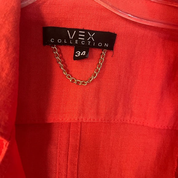 🌷spring pick🌷Vex Coral Color Women's Blazer - Picture 2 of 4